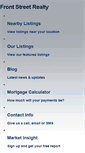 Mobile Screenshot of frontstreetrealty.net